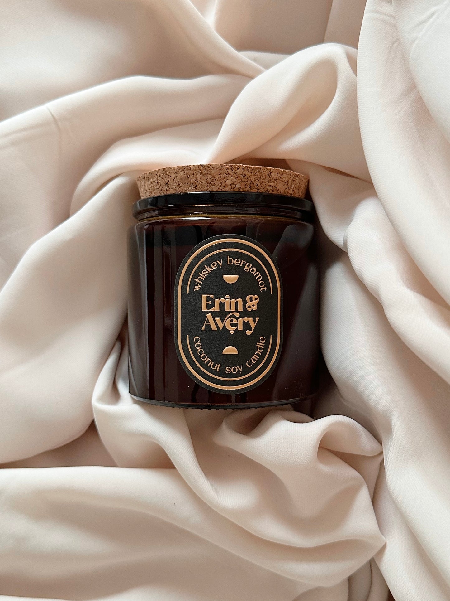Optimistic | Whiskey Bergamot Candle by Erin & Avery