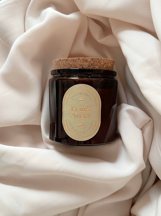 Worthy | Jade Blossom Candle by Erin & Avery